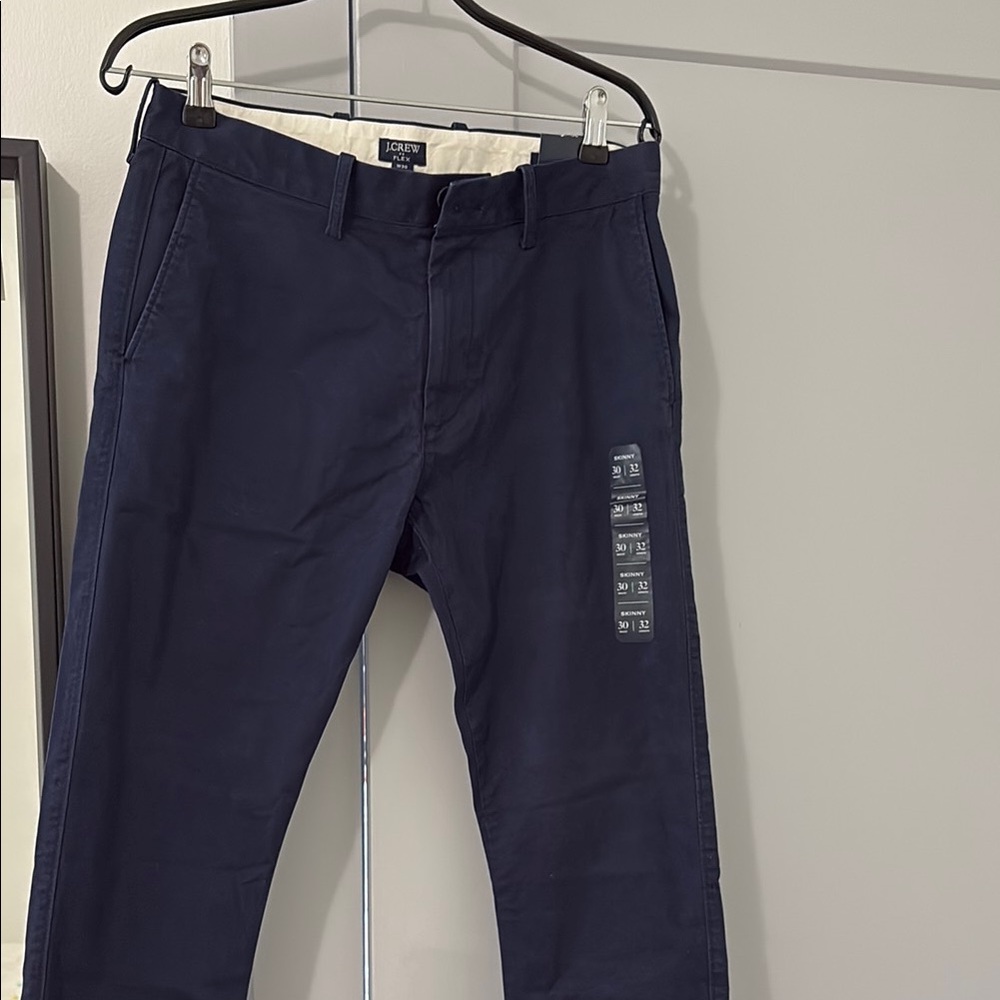NWT J. Crew Blue Chinos Classic Style
